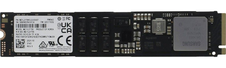 Твердотельный накопитель SSD Samsung MZ1L21T9HCLS-00A07 Твердотельный накопитель SSD Samsung MZ1L21T9HCLS-00A07