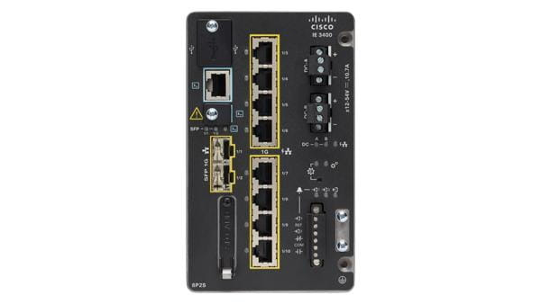 Коммутатор CISCO IE-3400-8P2S-E