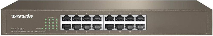Коммутатор TENDA TEF1016D