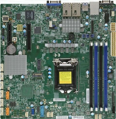 Материнская плата Supermicro MBD-X11SSH-TF-B