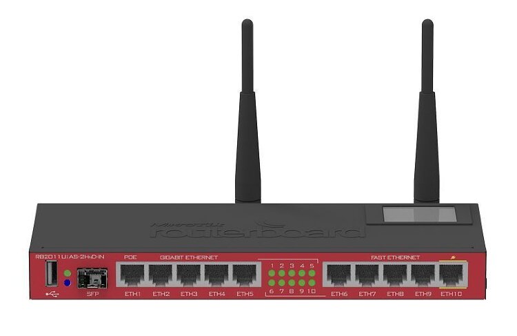 Точка доступа wi-fi MikroTik RB2011UIAS-2HND-IN