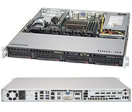 Серверная платформа 1U Supermicro SYS-5019S-M2