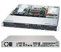 Серверная платформа 1U Supermicro SYS-5019S-MT