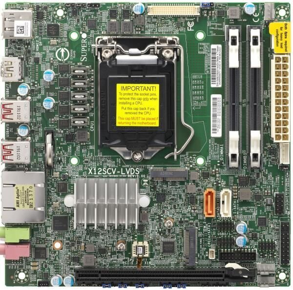 Материнская плата Supermicro MBD-X12SCV-LVDS-O