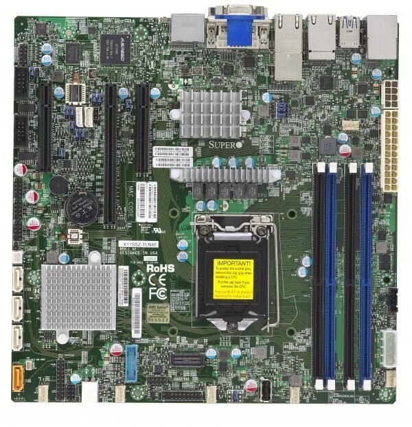 Материнская плата Supermicro MBD-X11SSZ-TLN4F-O
