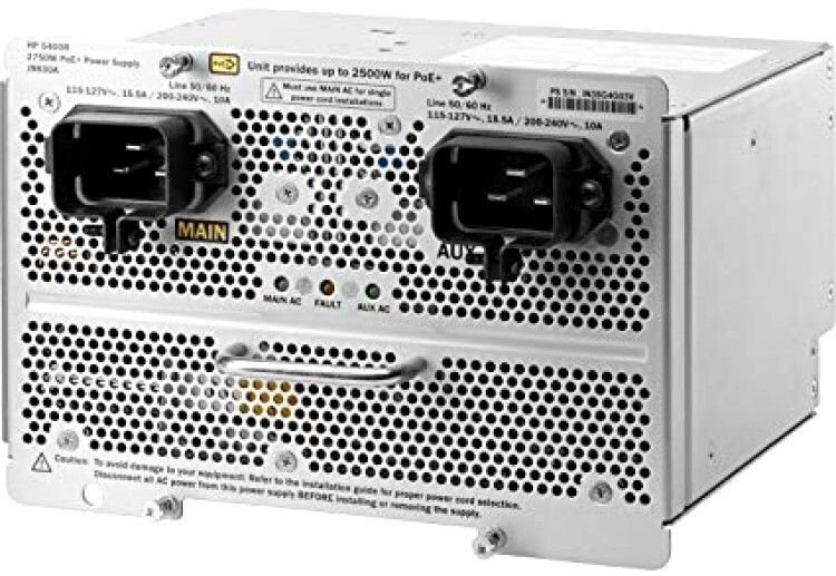 Блок питания Aruba 5400R 2750W PoE+ zl2 PSU