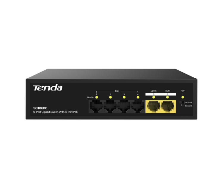 Коммутатор TENDA SG106PC