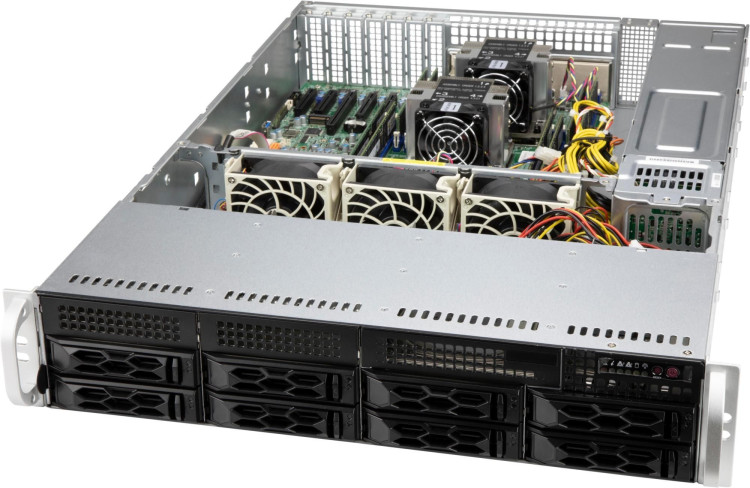 Корпус Supermicro CSE-LA25TQC-R609LP Корпус Supermicro CSE-LA25TQC-R609LP