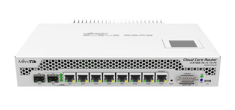 Маршрутизатор MikroTik CCR1009-7G-1C-1S+PC