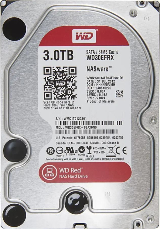 Жесткий диск Western Digital WD30EFRX
