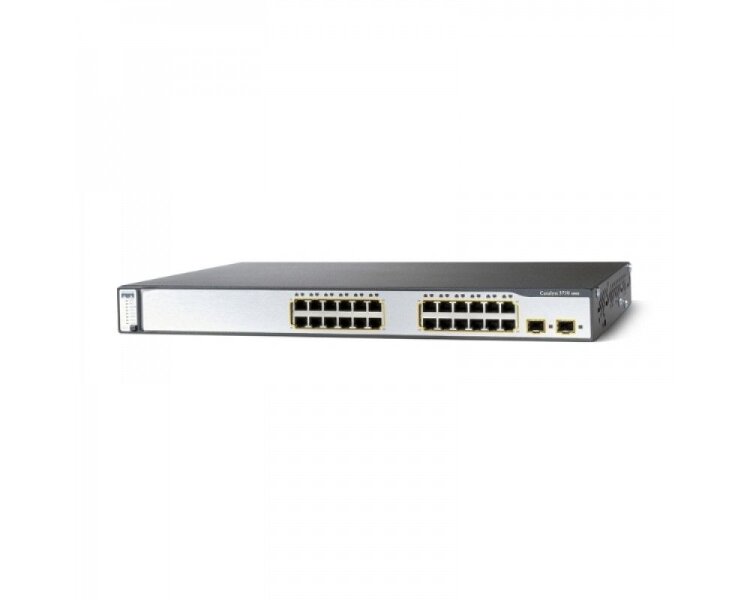Коммутатор CISCO WS-C3750V2-24PS-S