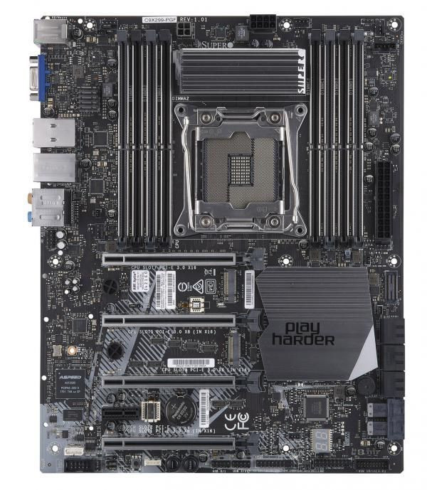 Материнская плата Supermicro MBD-C9X299-PGF Материнская плата Supermicro MBD-C9X299-PGF