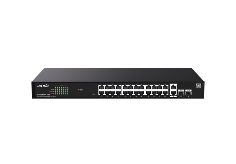 Управляемый PoE-коммутатор TENDA TEG2228P-24-410W