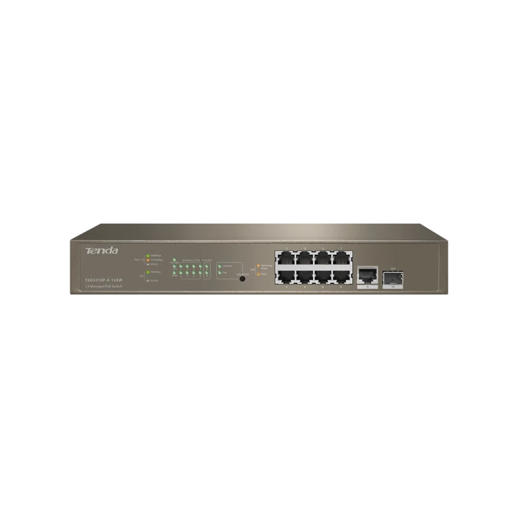 Управляемый PoE-коммутатор TENDA TEG5310P-8-150W