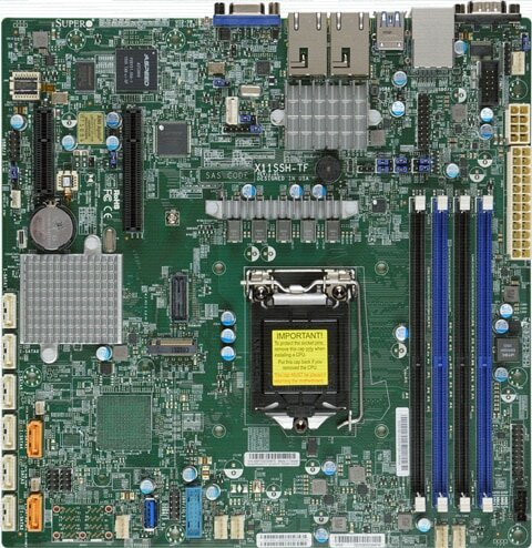 Материнская плата Supermicro MBD-X11SSH-TF-O