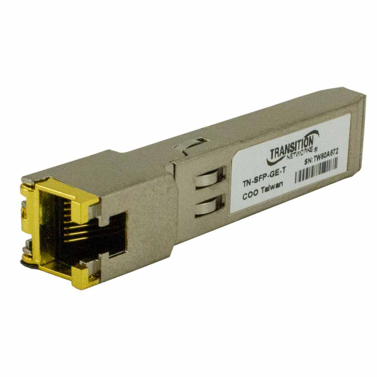 Трансивер 1000BASE-T SFP (NEBS 3 ESD)