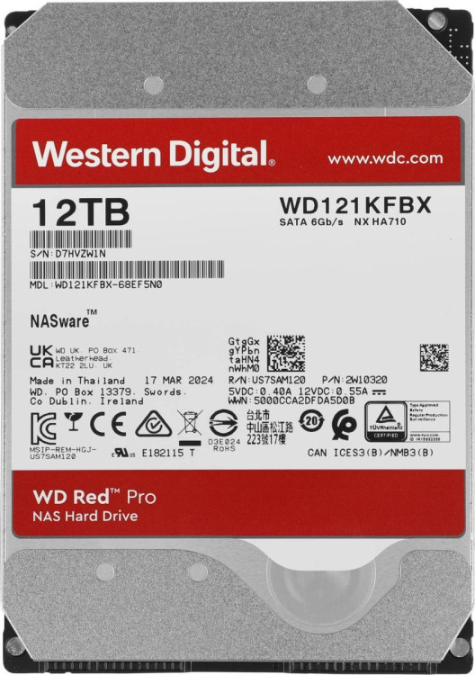 Жесткий диск Western Digital WD121KFBX