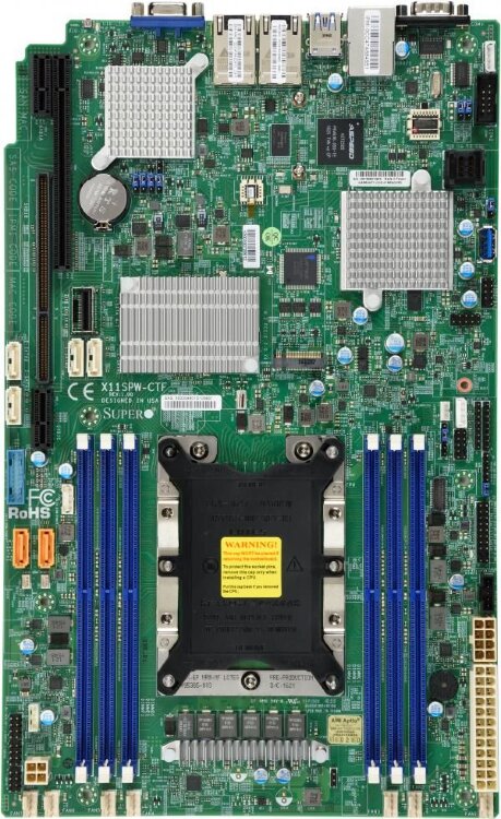 Серверная материнская плата Supermicro MBD-X11SPW-CTF-O