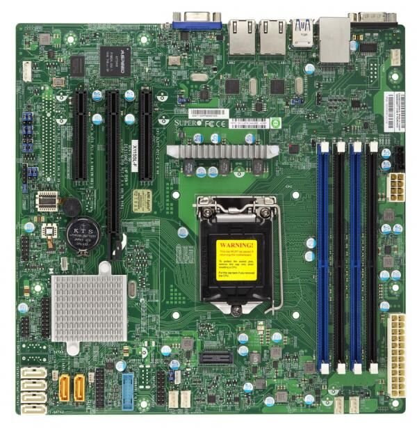 Серверная материнская плата Supermicro MBD-X11SSL-O