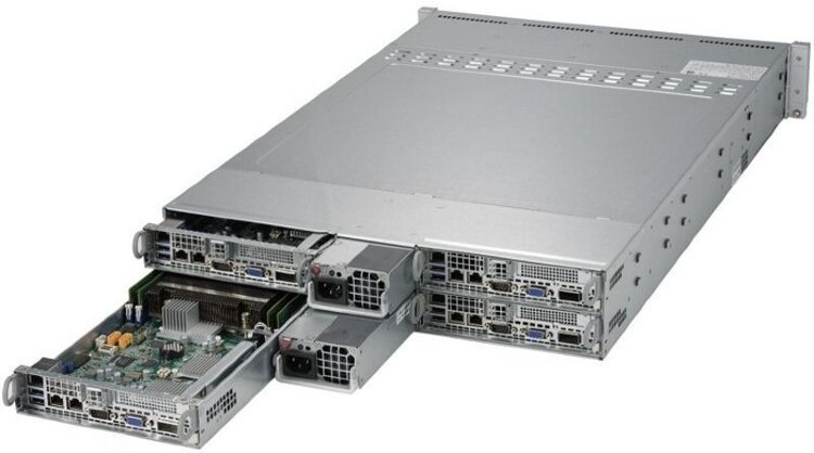 Серверная платформа 2U Supermicro SYS-6028TR-HTFR
