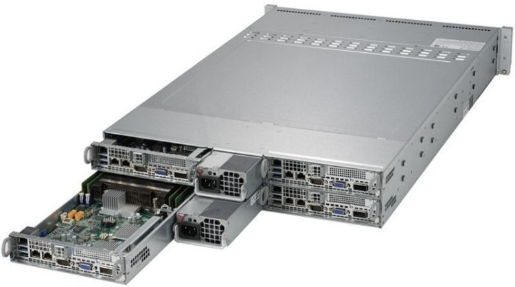Серверная платформа 2U Supermicro SYS-6028TR-HTFR