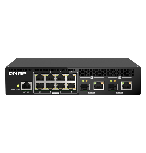 Коммутатор управляемый QNAP QSW-M2108R-2C