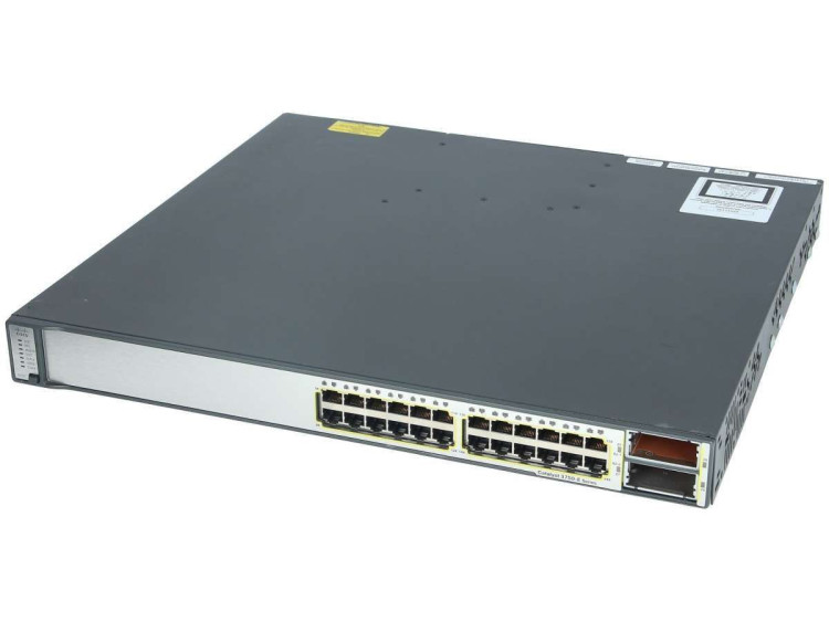 Коммутатор CISCO WS-C3750E-24TD-S