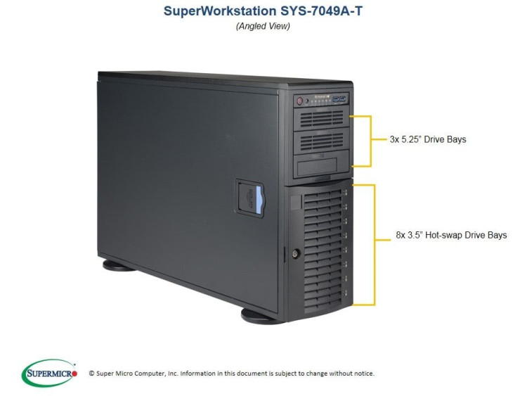 Серверная платформа 4U Supermicro SYS-7049A-T