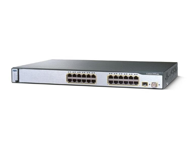 Коммутатор CISCO WS-C3750-24TS-S