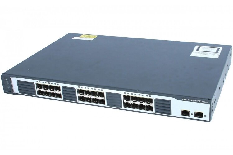 Коммутатор CISCO WS-C3750V2-24FS-S