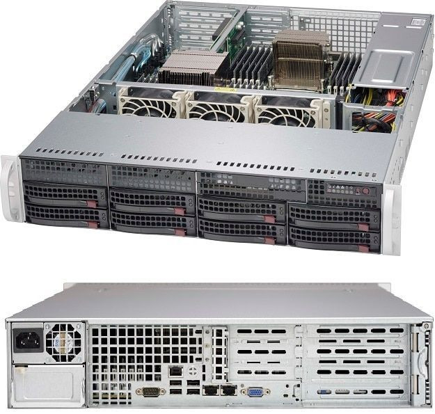 Корпус Supermicro CSE-825TQC-600WB