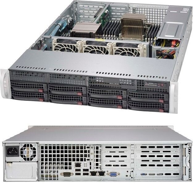 Корпус Supermicro CSE-825TQC-600WB