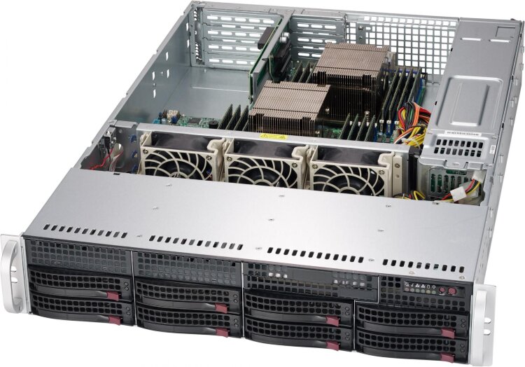 Корпус Supermicro CSE-825TQC-R802WB